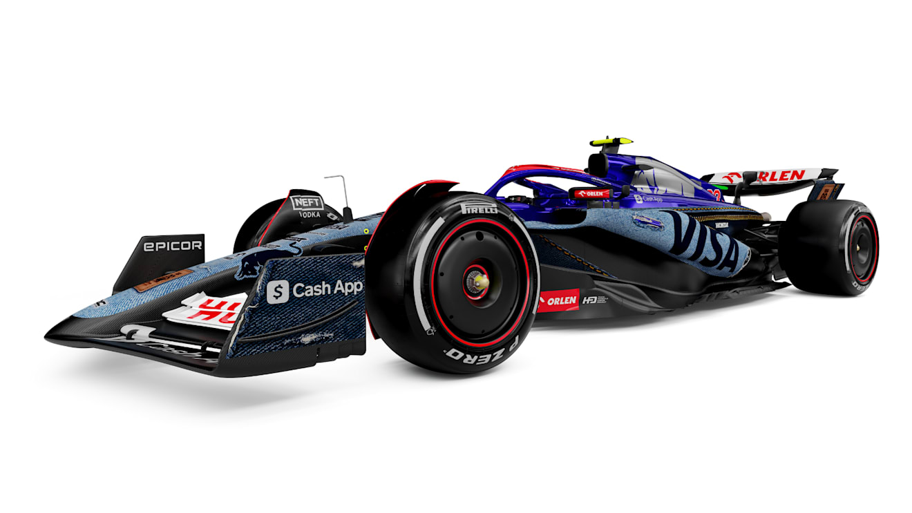 GALLERY: RB reveal special denim-inspired livery for Singapore Grand Prix